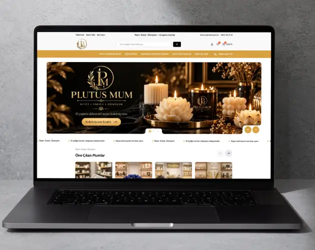 Plutus Mum e-ticaret sitesi