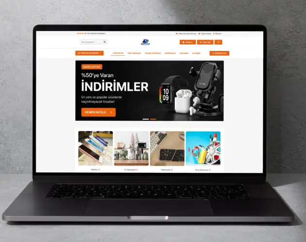 Saftrink e-ticaret sitesi