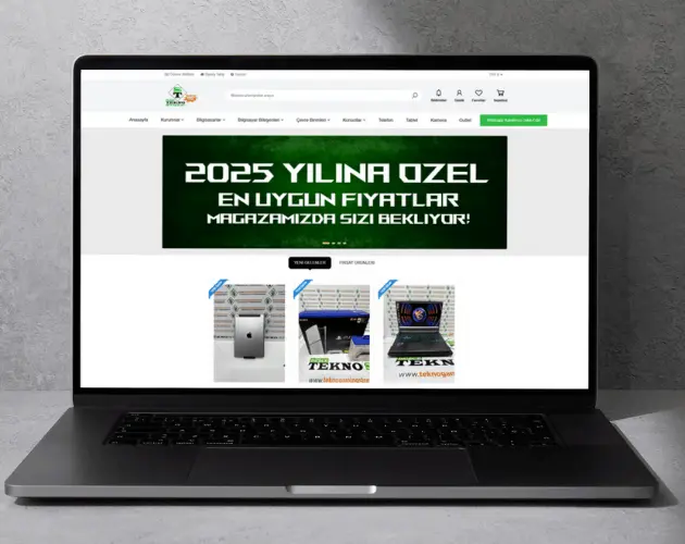 Tekno Gaming Store E-Ticaret Sitesi Projesi